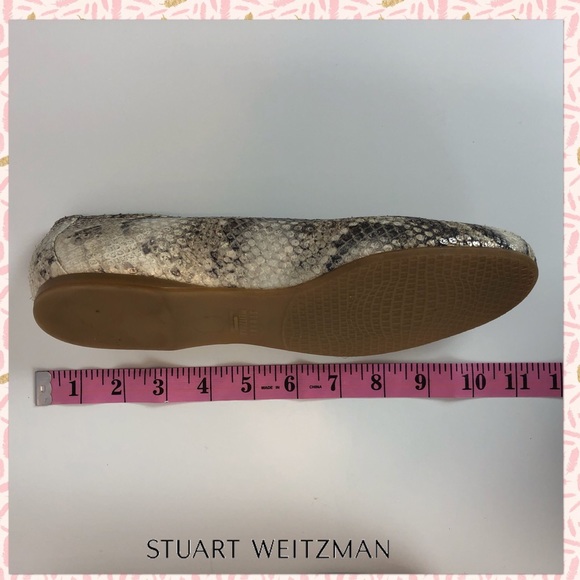 Stuart Weitzman Snakeskin Ballet Flats - Picture 6 of 7